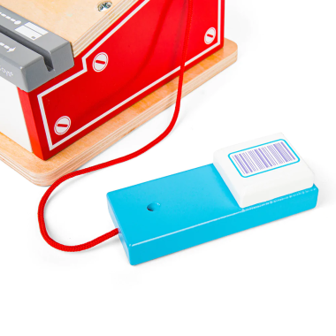 Bigjigs medinis kasos aparatas - Mediniai žaislai vaikams nuo 3 metų