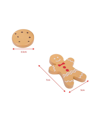 Bigjigs medinių sausainių dėžutė - Mediniai žaislai vaikams nuo 3 metų