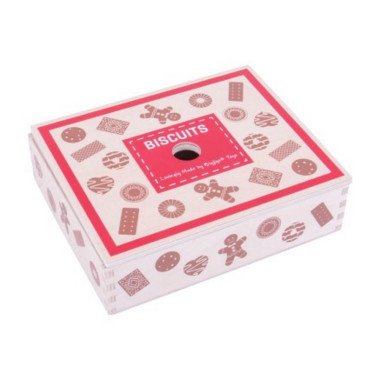 Bigjigs medinių sausainių dėžutė - Mediniai žaislai vaikams nuo 3 metų