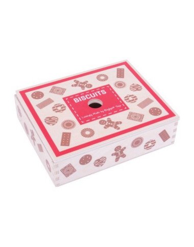 Bigjigs medinių sausainių dėžutė - Mediniai žaislai vaikams nuo 3 metų