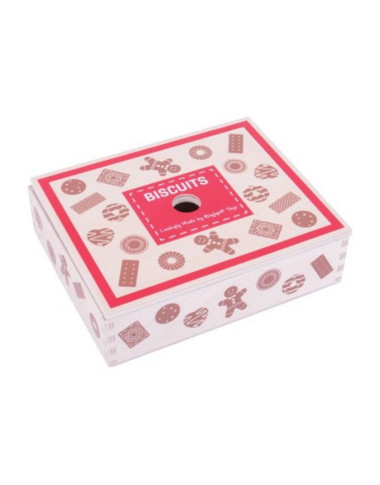 Bigjigs medinių sausainių dėžutė - Mediniai žaislai vaikams nuo 3 metų