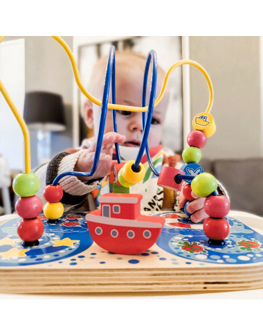 Bigjigs medinis ergoterapinis labirintas - Mediniai lavinamieji žaislai vaikams
