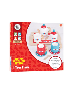 Bigjigs medinis arbatėlės rinkinys - Mediniai žaislai vaikams nuo 3 metų