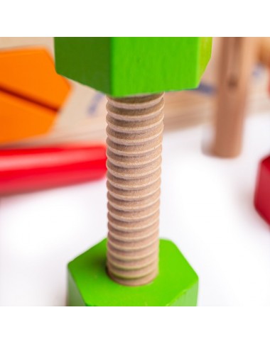 Bigjigs medinis meistro lagaminas - Mediniai žaislai vaikams