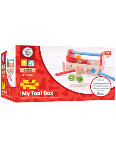 Bigjigs medinis meistro lagaminas - Mediniai žaislai vaikams