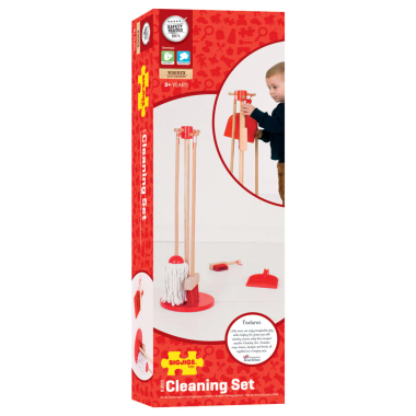 Bigjigs medinis valymo rinkinys - Mediniai žaislai vaikams