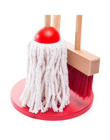 Bigjigs medinis valymo rinkinys - Mediniai žaislai vaikams