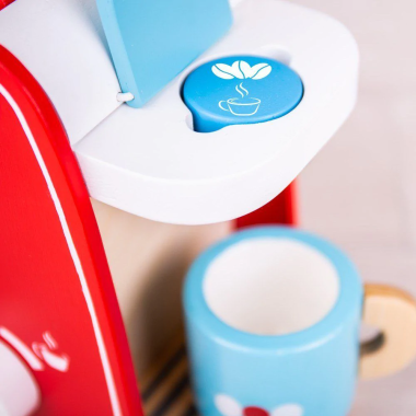 Bigjigs medinis Kavos aparatas - Mediniai žaislai vaikams