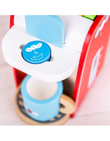 Bigjigs medinis Kavos aparatas - Mediniai žaislai vaikams