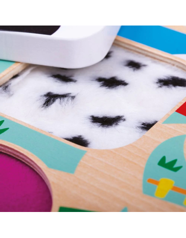 Tidlo medinė sensorinė formų dėlionė Ūkis - Lavinamosios medinės dėlionės vaikams Tidlo medinė sensorinė formų dėlionė Ūkis - Lavinamosios medinės dėlionės vaikams