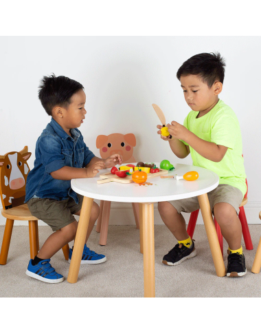 Tidlo mediniai pjaustomi vaisiai - Mediniai žaislai vaikams nuo 3 metų