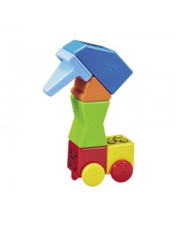 People Blocks magnetinės kaladėlės Mašinos - Lavinamieji žaislai
