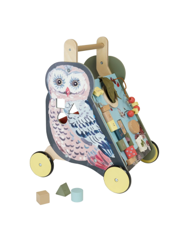 Manhattan Toy medinis stumdukas Pelėda - Mediniai lavinamieji žaislai