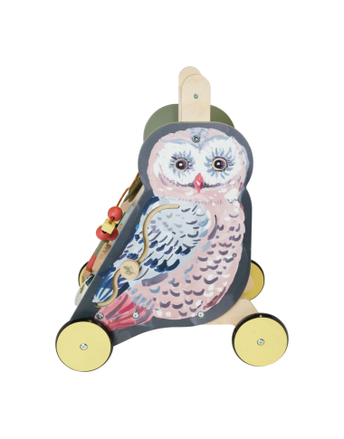 Manhattan Toy medinis stumdukas Pelėda - Mediniai lavinamieji žaislai Manhattan Toy medinis stumdukas Pelėda - Mediniai lavinamieji žaislai