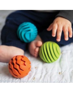 Fat Brain sensoriniai kamuoliukai - Lavinamieji žaislai kūdikiams