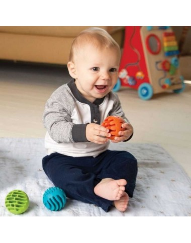 Fat Brain sensoriniai kamuoliukai - Lavinamieji žaislai kūdikiams
