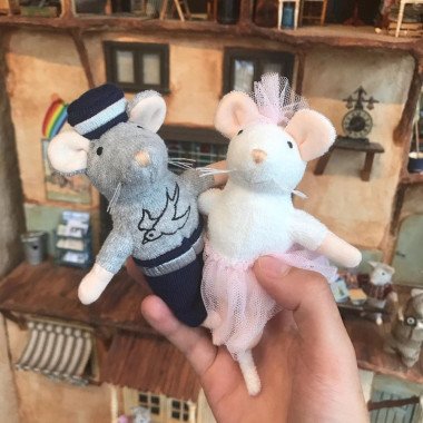 The Mouse Mansion pelytė Ella - Kūrybiniai žaislai vaikams nuo 5 metų