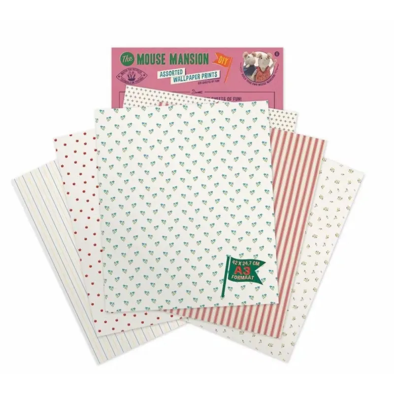 The Mouse Mansion peliukų namai - Kūrybiniai žaislai vaikams nuo 6 metų