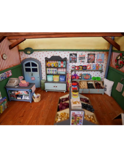 The Mouse Mansion virtuvės ir parduotuvės lankstiniai -Kūrybiniai žaislai vaikams nuo 6 metų
