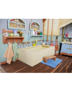 The Mouse Mansion vonios baldai - Kūrybiniai žaislai vaikams nuo 6 metų