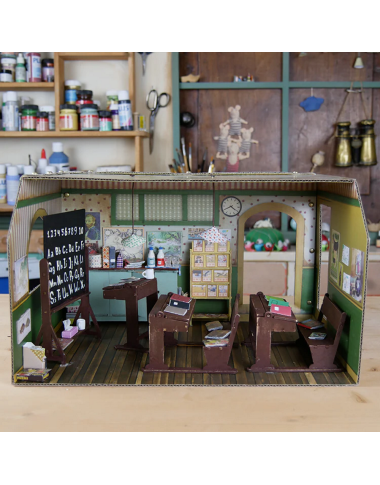 The Mouse Mansion klasės baldai - Kūrybiniai žaislai vaikams nuo 6 metų