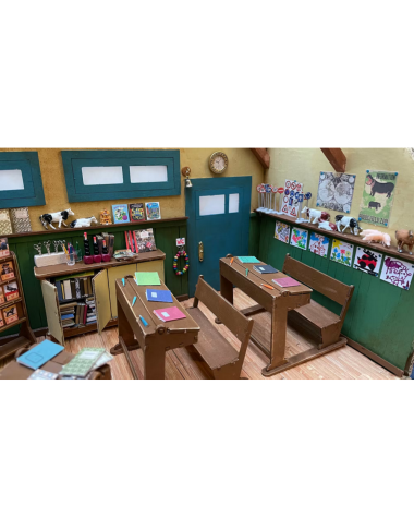 The Mouse Mansion klasės baldai - Kūrybiniai žaislai vaikams nuo 6 metų