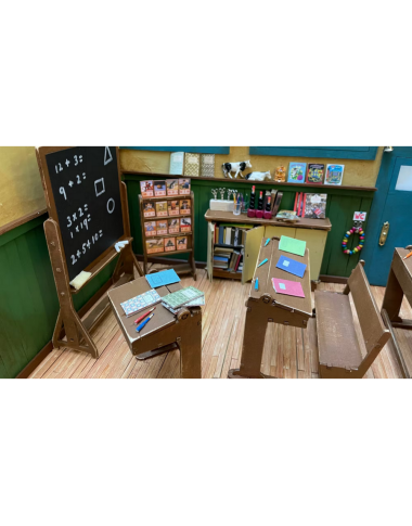 The Mouse Mansion klasės baldai - Kūrybiniai žaislai vaikams nuo 6 metų