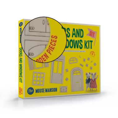 The Mouse Mansion durys ir langai - Kūrybiniai žaislai vaikams nuo 6 metų