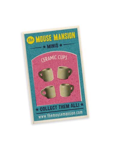 The Mouse Mansion keramikiniai puodeliai - Kūrybiniai žaislai vaikams nuo 6 metų
