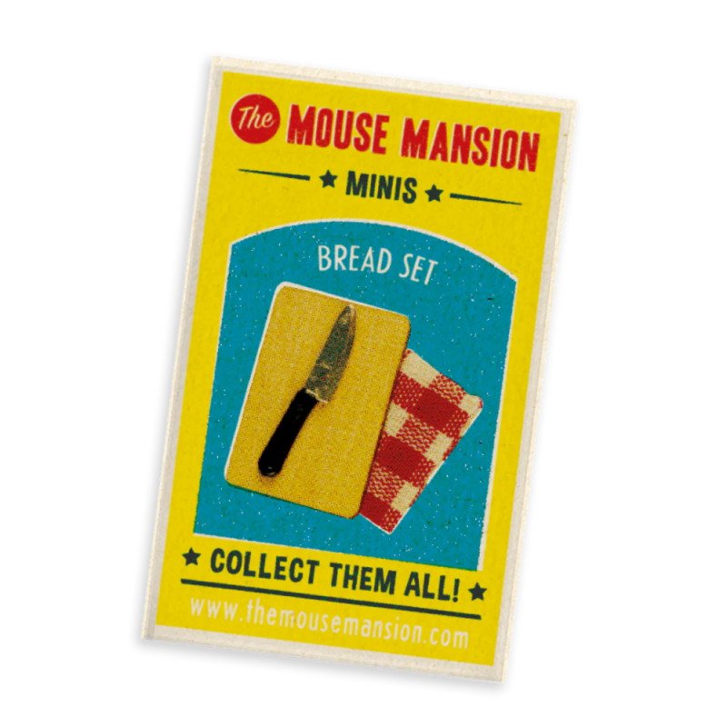 The Mouse Mansion duonos pjaustymo rinkinys - Kūrybiniai žaislai vaikams nuo 6 metų