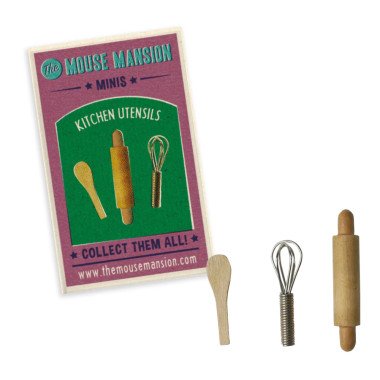 The Mouse Mansion virtuvės reikmenys - Kūrybiniai žaislai vaikams nuo 6 metų