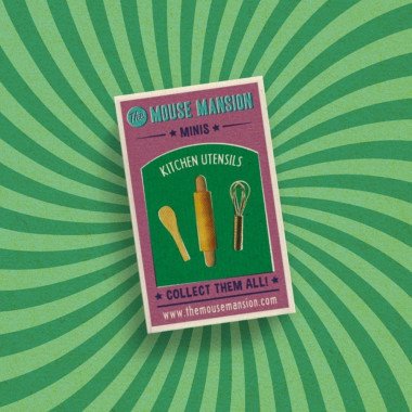 The Mouse Mansion virtuvės reikmenys - Kūrybiniai žaislai vaikams nuo 6 metų