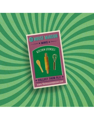 The Mouse Mansion virtuvės reikmenys - Kūrybiniai žaislai vaikams nuo 6 metų