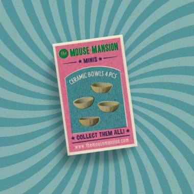 The Mouse Mansion keramikiniai dubenėliai - Kūrybiniai žaislai vaikams nuo 6 metų