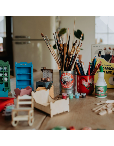 The Mouse Mansion klijai - Kūrybiniai žaislai vaikams nuo 6 metų The Mouse Mansion klijai - Kūrybiniai žaislai vaikams nuo 6 metų