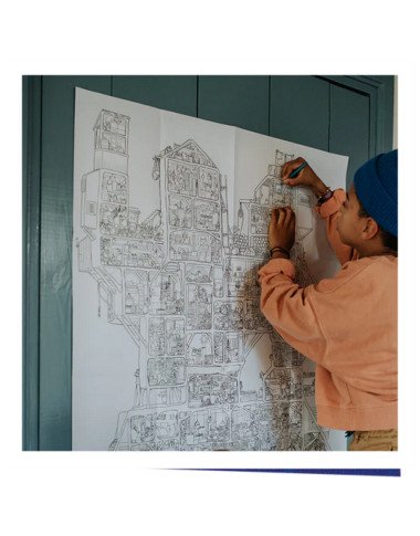 The Mouse Mansion spalinimo plakatas - Kūrybiniai žaislai vaikams nuo 6 metų