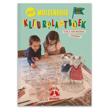 The Mouse Mansion spalinimo plakatas - Kūrybiniai žaislai vaikams nuo 6 metų