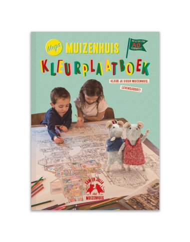 The Mouse Mansion spalinimo plakatas - Kūrybiniai žaislai vaikams nuo 6 metų