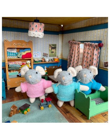 The Mouse Mansion peliukas trynukai - Kūrybiniai žaislai vaikams nuo 5 metų