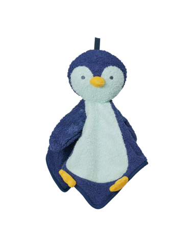 Vaikiška plaušinė-lėlė Pingvinas - Vonios žaislai vaikams Vaikiška plaušinė-lėlė Pingvinas - Vonios žaislai vaikams