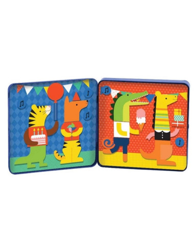 Petit Collage magnetukų rinkinys - Magnetinės dėlionės vaikams nuo 3 metų