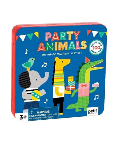 Petit Collage magnetukų rinkinys - Magnetinės dėlionės vaikams nuo 3 metų