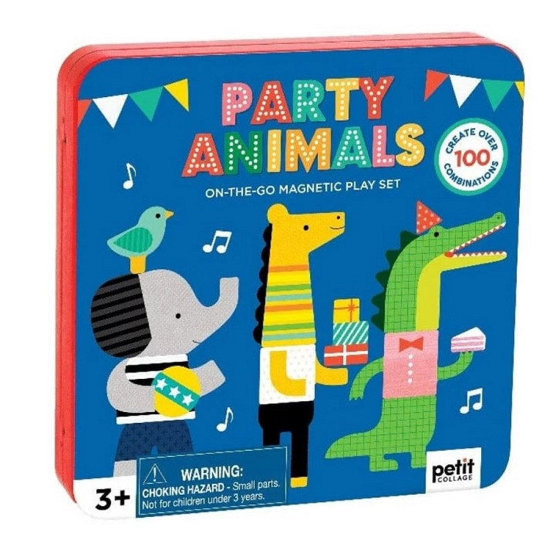 Petit Collage magnetukų rinkinys - Magnetinės dėlionės vaikams nuo 3 metų