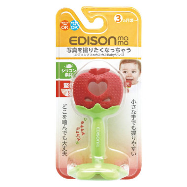 EdisonMama kramtukas kūdikiams Obuolys - Kramtukai kūdikiams