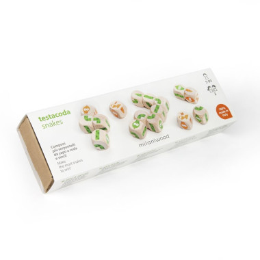 Milaniwood žaidimas Snakes - Edukaciniai mediniai žaidimai