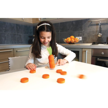 Milaniwood žaidimas Chop The Carrot - Edukaciniai mediniai žaidimai