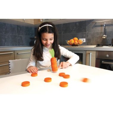 Milaniwood žaidimas Chop The Carrot - Edukaciniai mediniai žaidimai