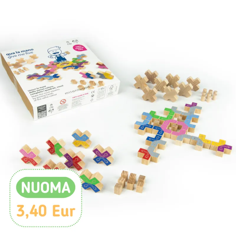 Milaniwood žaidimas Give Me Five - Edukaciniai mediniai žaidimai Milaniwood žaidimas Give Me Five - Edukaciniai mediniai žaidimai