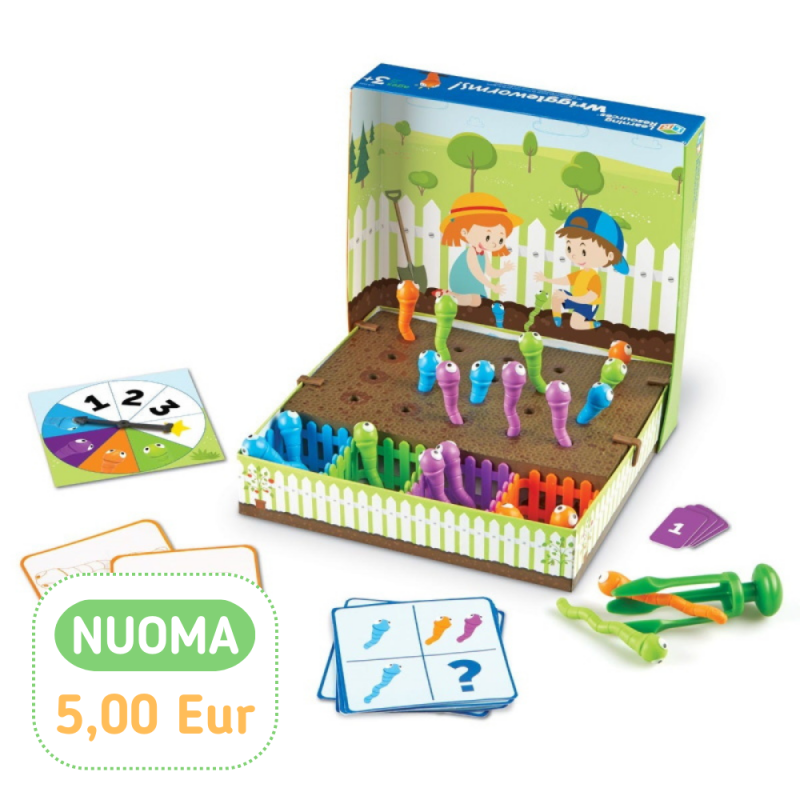 Smulkiosios motorikos žaidimas - Lavinamieji žaislai nuo 3 metų