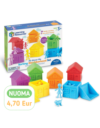 Rūšiavimo žaidimas Kaimynai - Lavinamieji žaislai nuo 3 metų Rūšiavimo žaidimas Kaimynai - Lavinamieji žaislai nuo 3 metų